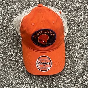 NWT’s Rare SU Zephyr Orange and White Mesh Trucker Hat with Floyd Little Patch